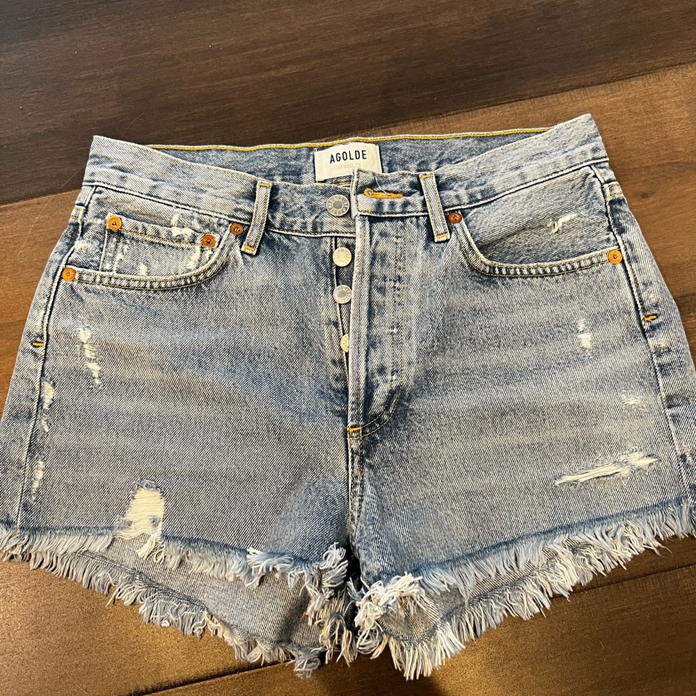 Agolde denim shorts